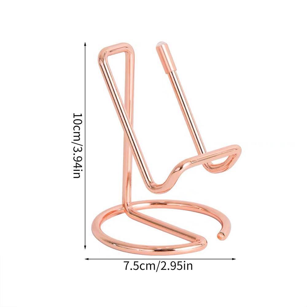 Desktop Phone Holder Simple Metal Business Card Holder Stand Office Desktop Business Name Card Display Organizer