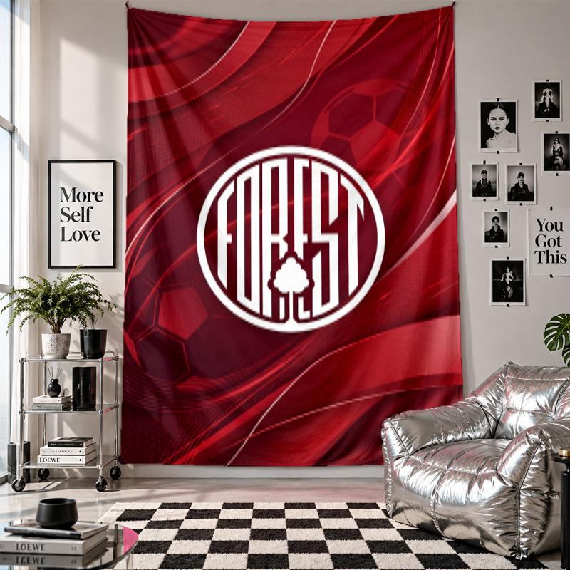 Nottingham Forest Football Wall Tapestry Home Decor Wall Hanging Cloth for Bedroom Living Room Background