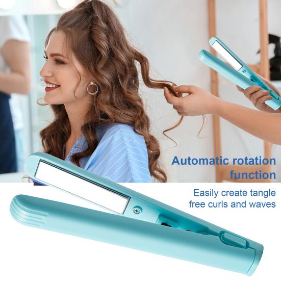 Портативный USB-выпрямитель для волос, быстрый нагрев, электрические щипцы для завивки, прямые вьющиеся волосы, челка, мини-щипцы для завивки, дорожный инструмент для укладки волос для женщин
