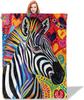 Уютное одеяло для завтрака 50x60 дюймов, Оригинальные одеяла на кухонную или столовую тематику, Игривый тост и масло