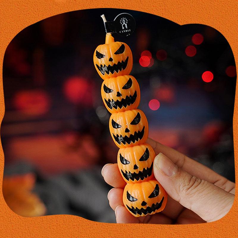 Halloween Aromatherapy Candle Set Skull+pumpkin+bone Fingers Horror Home Decoration Set Limited Edition Gift