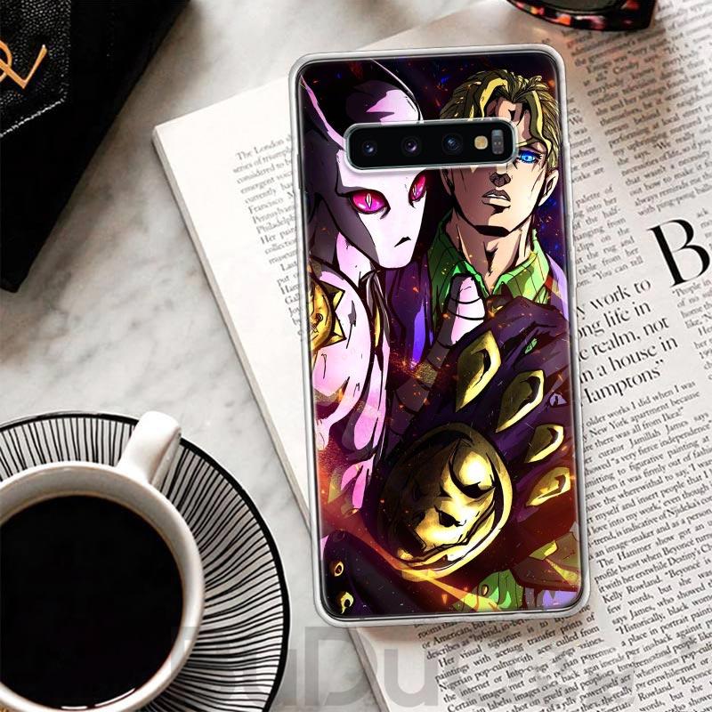 Горячий аниме чехол JoJo's Bizarre Adventure для Samsung Galaxy S8 S9 Plus S10 Lite Note 8 9 10 Pro 20 Ultra S7 Edge M11 M21 M32 M51