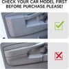 for Express Door Panel Carbon Fiber Cover Trim Decals Accessories for Chevrolet Express/GMC Savana 1500 2500 3500 2003 - Present Interior Sticker