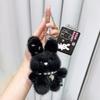 Rabbit With Pearl Necklace Plush Keychain Toy Pendant Cartoon Doll Gift Kids