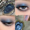 Herorange Heart-Shaped Highlighter Eyeshadow - Shimmer Glitter, Creamy Texture, Waterproof, Christmas Gift