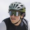 Спортивные солнцезащитные очки UV400 Зеркальные линзы Pace Stage Черные матовые [Uvex] Антизапотевающие для велоспорта/бега/активного отдыха (Серебряный)