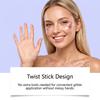 Halloween Glitter Makeup Stick Free Star Sparkle Rotating Sequin Stick for Face and Body Universal Ambiance
