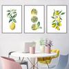 Yellow Lemon Summer Fruits Picture Poster Wall Decor Shop Canvas Painting Art Home Decor For Living Room HD2911