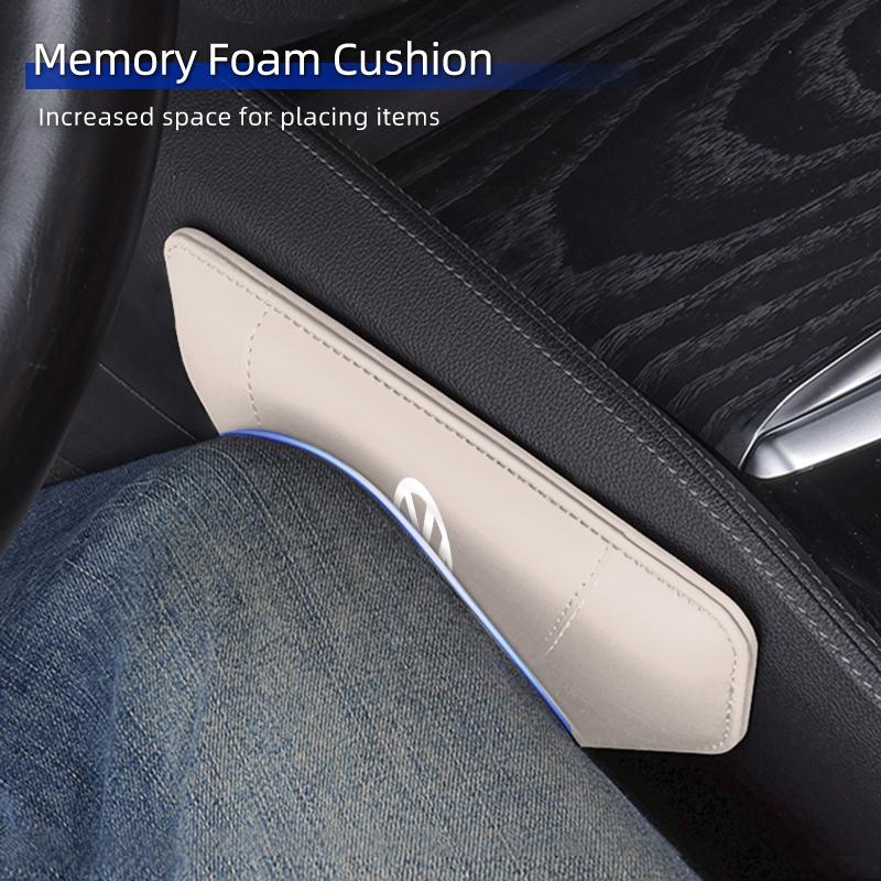 Car Leather Knee Pad Inside Knee Cushion Comfortable For Volkswagen VW Passat Golf Tiguan Polo Scirocco Jetta CC T-ROC ze8