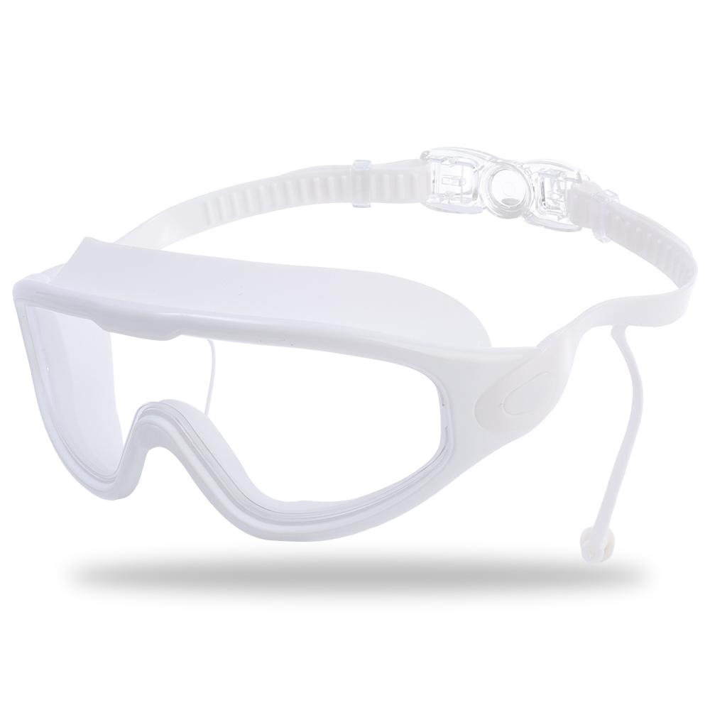 Плоские легкие очки для плавания, противотуманные очки для подводного плавания, дайвинга, плавания, водонепроницаемые очки в большой оправе, мужские и женские аксессуары для плавания