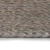 Tapis - vidaXL - Jute Rond 150 cm - Gris - Naturel - Fait à la main