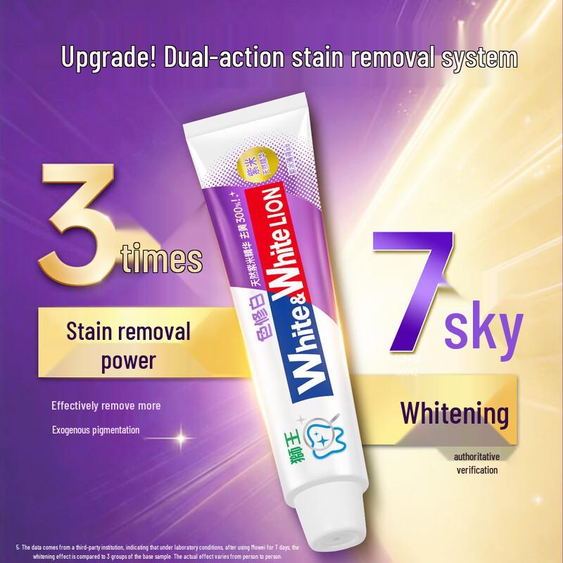 Lion White & White Whitening Toothpaste