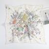 Silk Square Scarf Silk Scarf Women's New Summer Thin High-end Georgette Mulberry Silk Scarf Sunscreen Scarf