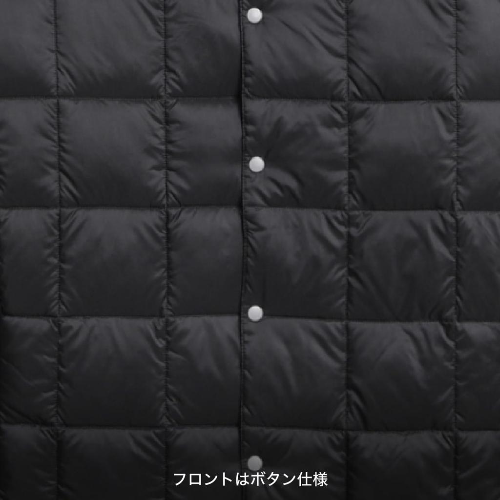 TAION Базовая куртка-пуховик с круглым вырезом и пуговицами, мужская (ТАИОН-104)