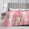 Pokemoned Slowpoke Taking It Slow Knitted Blanket Fleece  Soft Throw Blankets for Bed Bed Rug