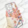 Мультяшный чехол-капибара для iPhone 17 16 15 14 13 12 11 Mini Pro Max Plus Прозрачный чехол