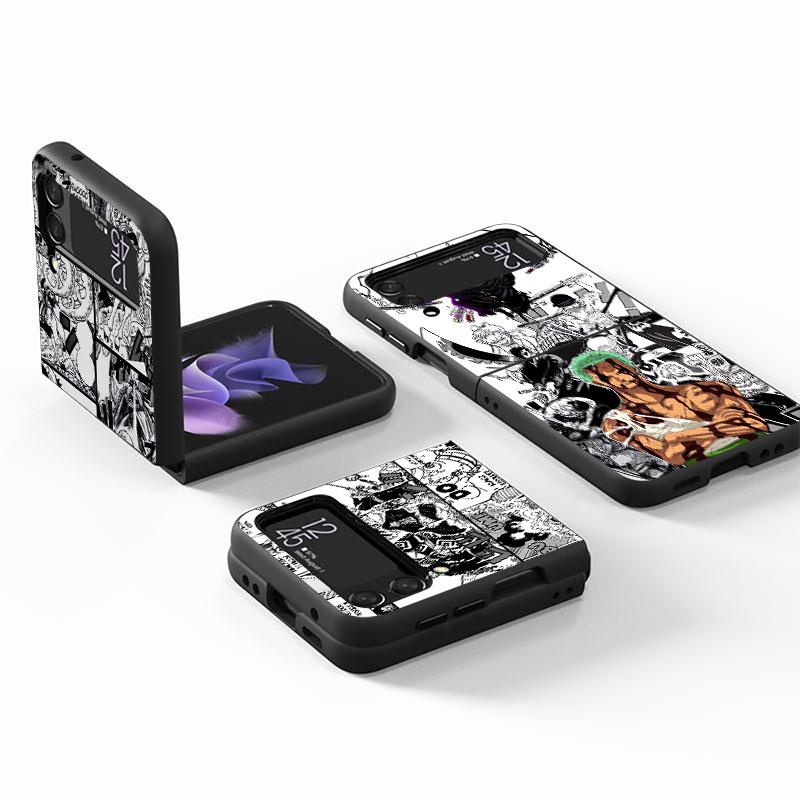Задняя крышка-чехол для Samsung Galaxy Z FLIP 6 Z Flip Z Flip 5 Z Flip 3 Аниме One Pieces