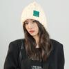 Корейская версия прямой вязаной шапки из дынной кожуры, дети показывают свои лица, молодые студенты, осенне-зимняя универсальная модная теплая шерстяная шапка пара