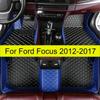 Автомобильные коврики для Ford Focus 2012 2013 2014 2015 2016 2017 Автомобильные коврики для ног Покрытие ковром салона Аксессуары для интерьера