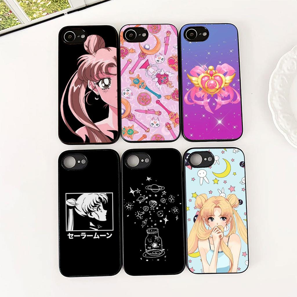 Soft Cover for Xiaomi Redmi Note 12 11 10 A3 Pro 10A 10C 12C Note12 5G 4G Casing Phone Case Girl S-Sailors Comics Star Moons