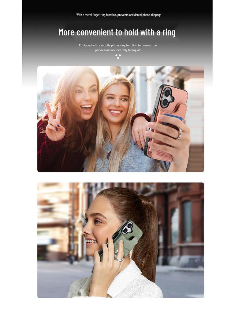 Чехол-кошелек MOTO Edge60 с держателем-кольцом, совместим с Edge75