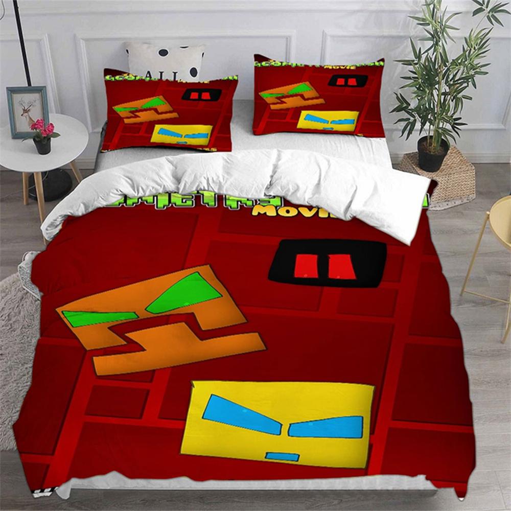 Комплекты постельного белья с 3D-геометрией, одеяло, покрывало, пододеяльник, наволочка, комплект из 2-3 предметов, украшение для спальни, домашний текстиль