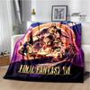 Игра FINAL FANTASY Мультяшное одеяло Детское теплое одеяло Фланелевое мягкое уютное одеяло Одеяло для дивана-кровати Дорожное одеяло Подарок на день рождения