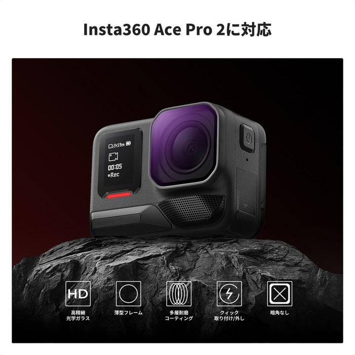 K&F CONCEPT Набор фильтров для Insta360 Ace Pro 2 (ПЛ+ND8+ND16+ND32+ND64+ND128)