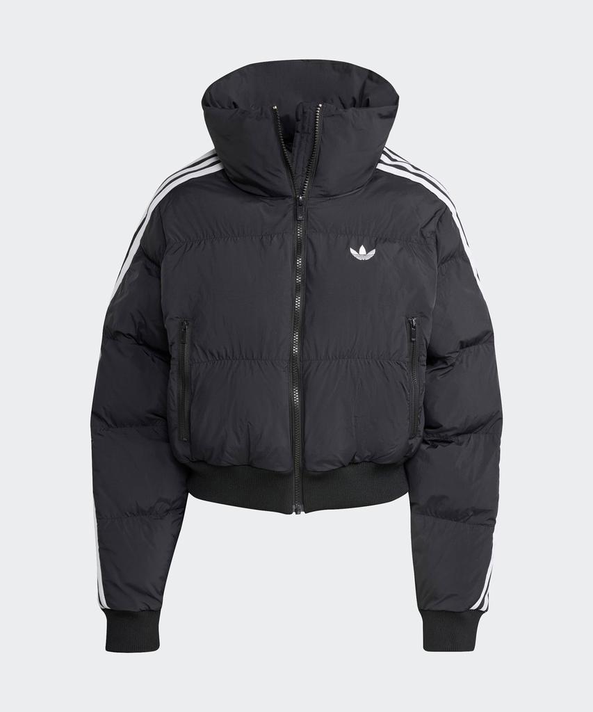 Adidas Crop Synthetic Down Puffer - Black / Jx2970