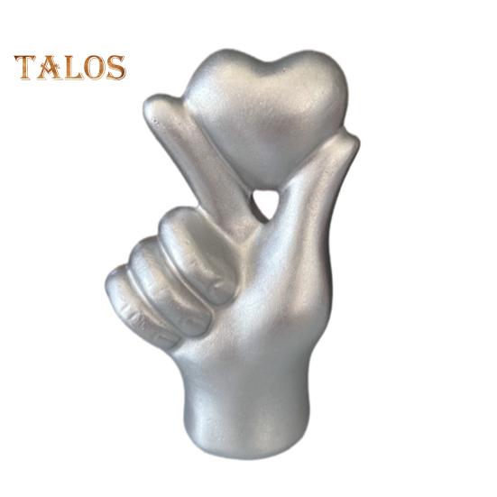 Фигурка с жестом в виде сердца, держащая сердце в руке, статуэтка из смолы, скульптура для дома, офиса, свадьбы, вечеринки, украшения рабочего стола, орнамент