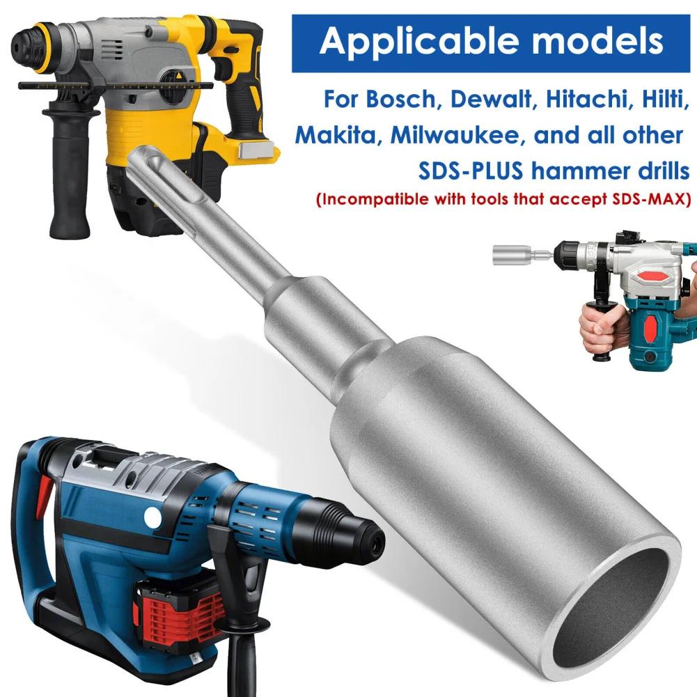 SDS-Plus Ground Rod Driver 30/45/65 мм T Post Ground Rod Driver Tool Изготовлен из кованой стали, сверло-отвертка, молоток