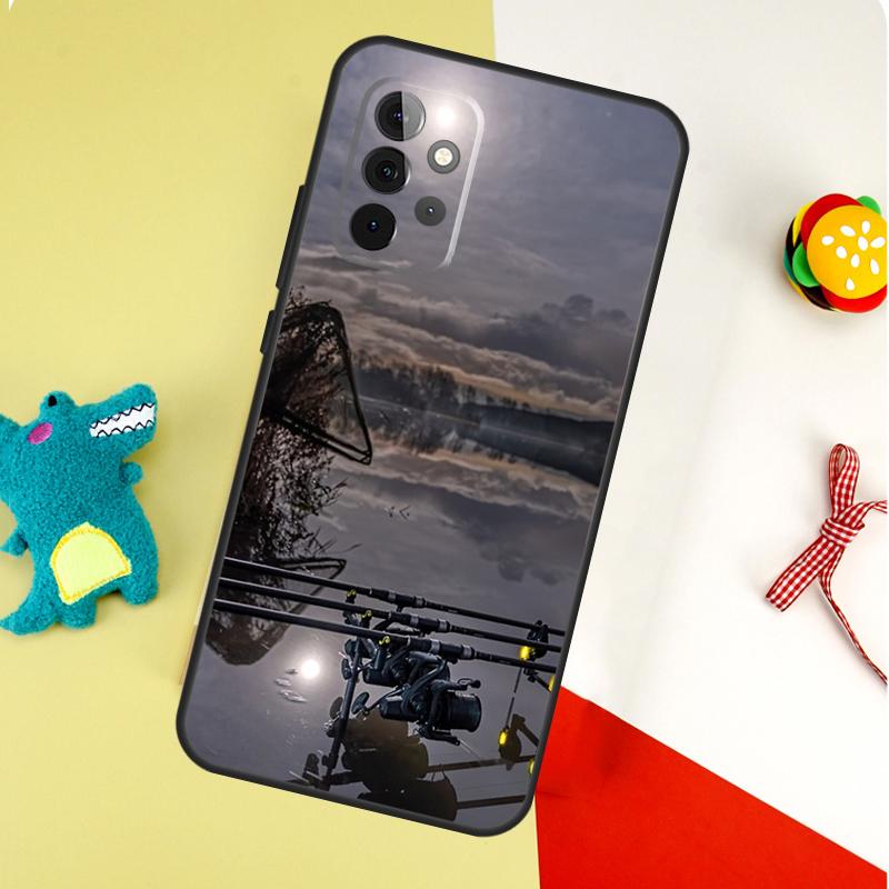 Удочка для ловли карпа Чехол для телефона Samsung Galaxy A55 A35 A15 A54 A34 A14 A53 A33 A13 A05 A06 A16 A22 A32 A52