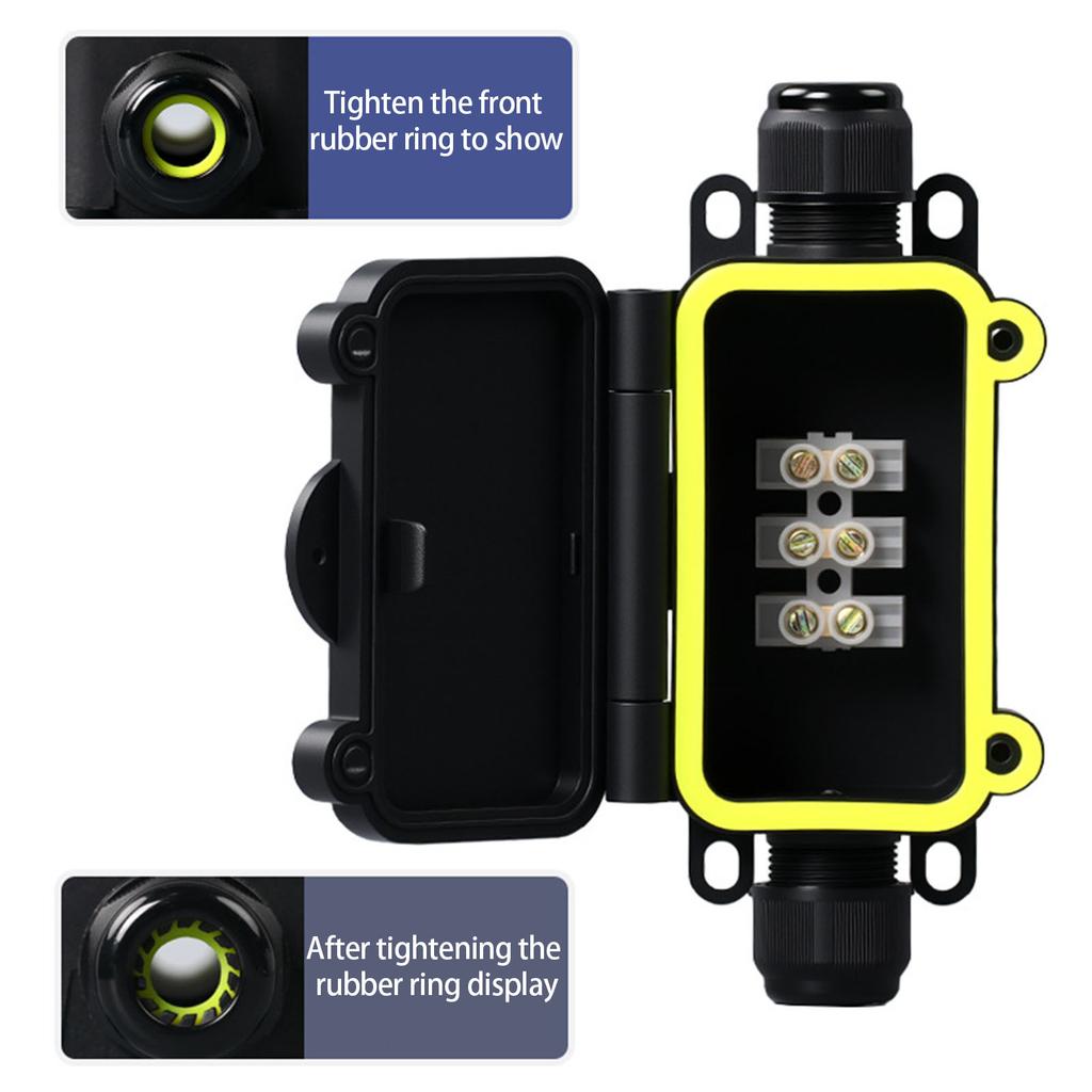 Multipurpose Waterproof Designs Outdoor Junction Box 5 8mm Rating Accessory for Undergrounds Electrical Connection