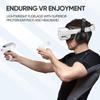 SARLAR VR Gaming Headphones for Oculus Quest 2 Headset Increase VR Immersion Custom Length Cable Optimized Game Audio Driver Memory Protein Ear Pads