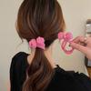 Rubber Chinese Knot Hair Rope Solid Color Korean Rubber Band Elegant Elastic Hair Ring  Daily