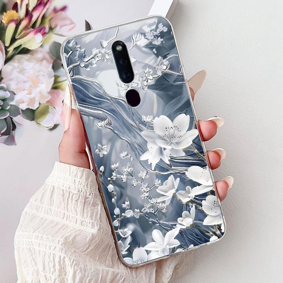 Чехол для Oppo F11 CPH1913 CPH1911 Цветы Расписная Крышка Мягкий Силиконовый Чехол для Телефона Для Oppo F11 Pro F 11 OppoF11 Pro Сумки