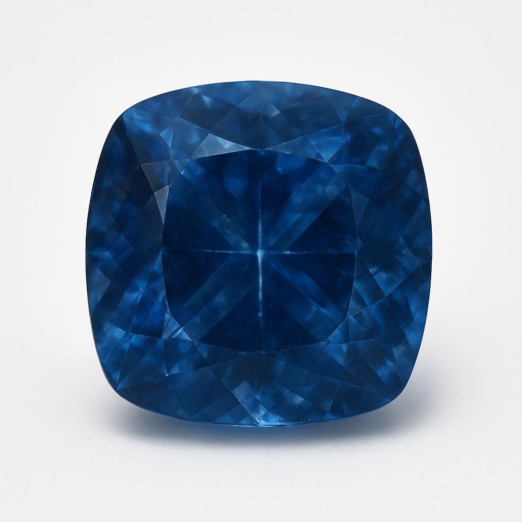 Natural Blue Sapphire Loose Gemstone 9 ct Flawless Ceylon Cushion Cut September Birthday Birthstone