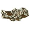 Indian Wood Stamps Fish Stamp Handcarved Printing Block Textile Stamp