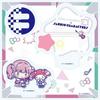 Девочки-группа Cry x Персонажи Sanrio 06 Хина x Моя Мелоди [Иллюстрация-коллаборация] Акриловый стенд-пластина