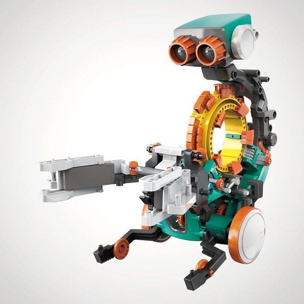 Robot zabawka do składania robot kodujący 5w1 zabawka kreatywna dla dzieci