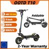 Electric Scooter, OOTD T10 Scooter,Max 900W Motor 48V 13.5Ah Battery, 45-60km Range, 11 Inch All-Terrain 50KM/H