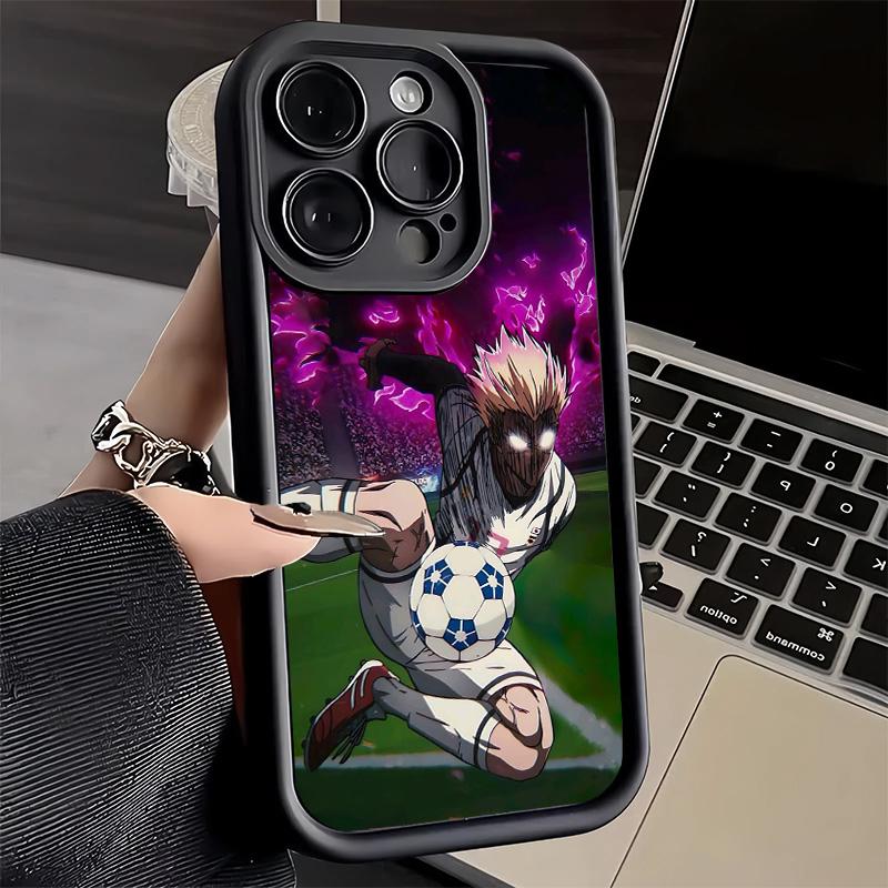 Чехол для телефона iPhone 17 Air 16E 15 16 Pro Max Синий L-Lock Shidou Ryusei Чехол 14 Plus 13 12 Mini Мягкий Силиконовый Fundas
