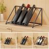 Подставка для винных бутылок Железный наклонный держатель для 4-5 бутылок Современный минималистичный органайзер для вина для прихожей, барного шкафа, декора