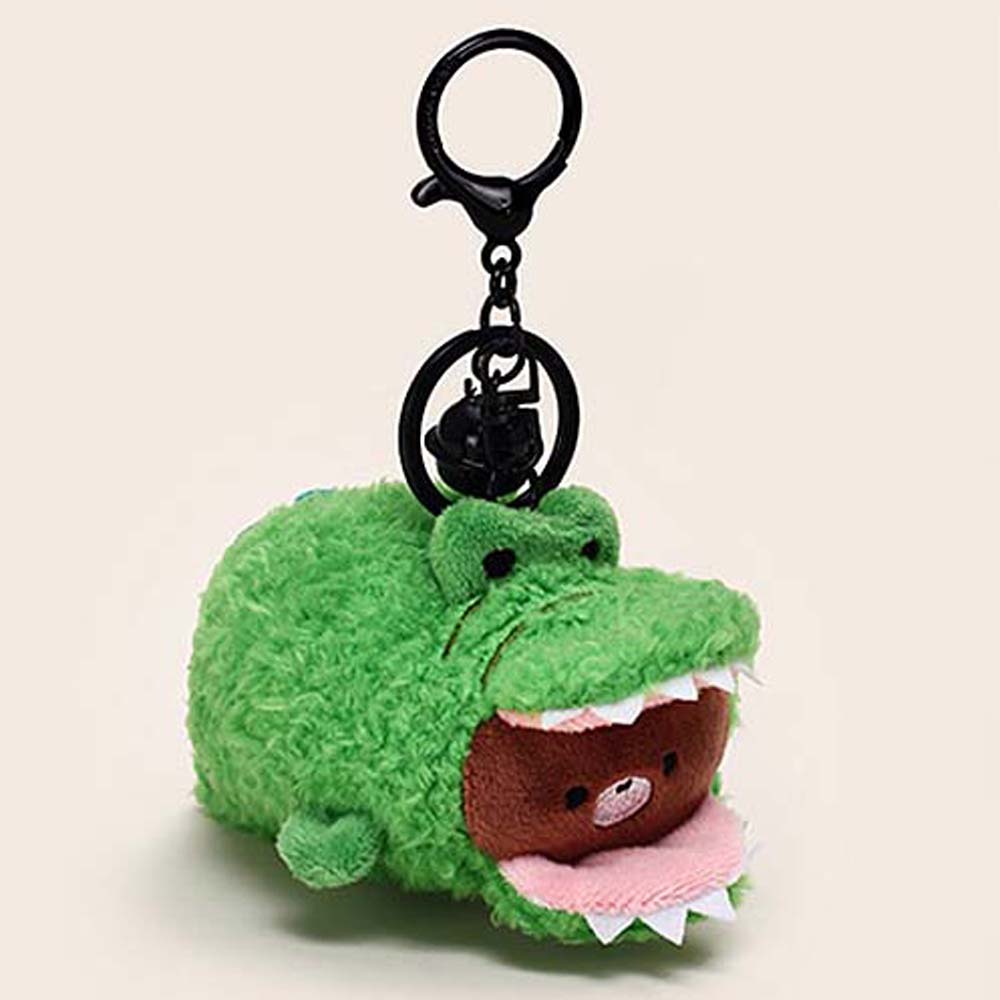 Забавный мультяшный медведь кукла цыпленок друзья сумка брелок розовый плюшевый брелок для ключей в виде животного дети