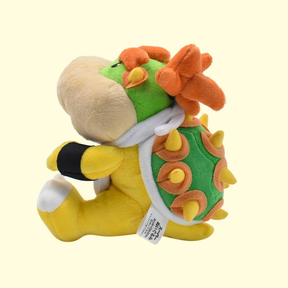 Super Mario Bowser Jr Plush Set Cute Nintendo Game Collectible Dolls - 2 Styles Koopa Baby Dragon Stuffed Toy Gift for Fans