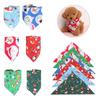 Cute Triangle Scarf Neckerchief Pet Collars Dog Scarf Cat Neck Scarf Pet Bandanas Christmas Style