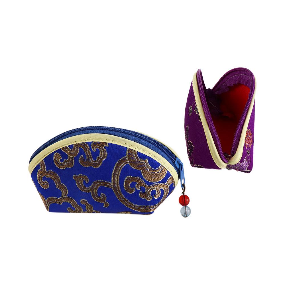 Кейс для многоцветных ожерелий Сумка для хранения в китайском стиле Шкатулка для украшений Женская сумка для украшений Кошелек Сумочка