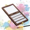 Пустая коробка-палитра для акварели с крышкой, Деревянная коробка для красок, Контейнер, Портативный поддон