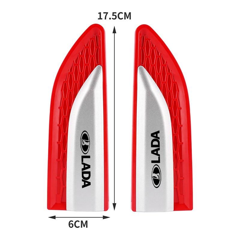 Car Dody Fender Modified Side Decoration 3D Sticker for lada vesta granta kalina priora Niva Samara Vesta Largus car Accessories DD1
