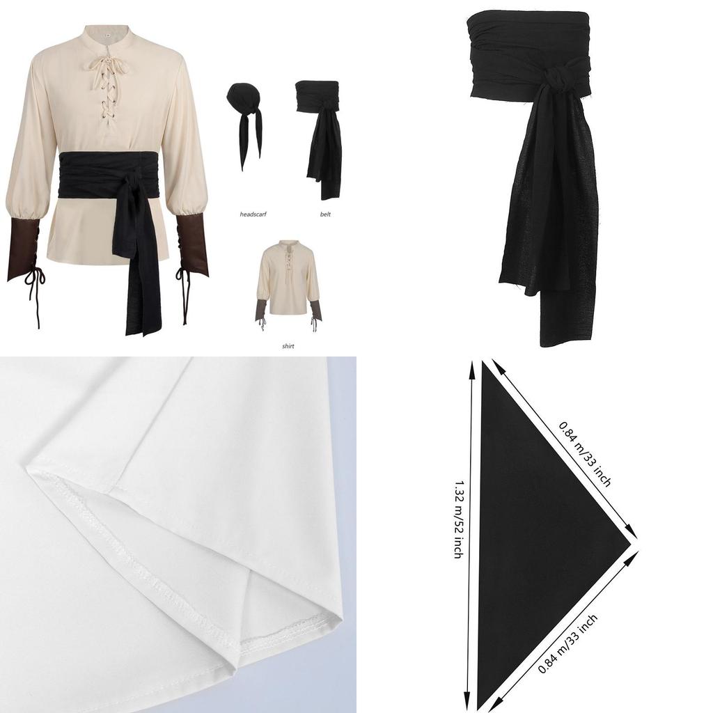 Средневековый стимпанк пиратский топ-жилет для мужчин из полиэстеровой ткани для косплея и на каждый день